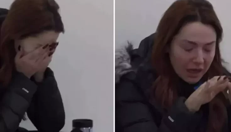 Ünlü şarkıcı Hadise hüngür hüngür ağladı