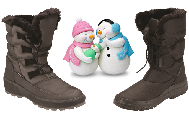 Karlı havalarda şık ve sağlam adımlar