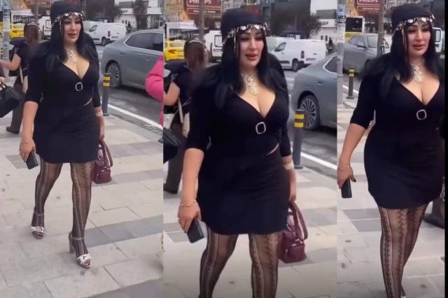 Estetiklerle bambaşka biri oldu! Yazg&uuml;l, g&ouml;ğ&uuml;s dekolteli elbisesiyle dikkat &ccedil;ekti